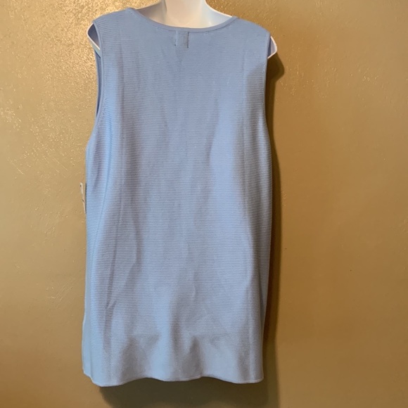 Raffaella size XL Chambray blue gray sweater size NWT - Picture 2 of 5